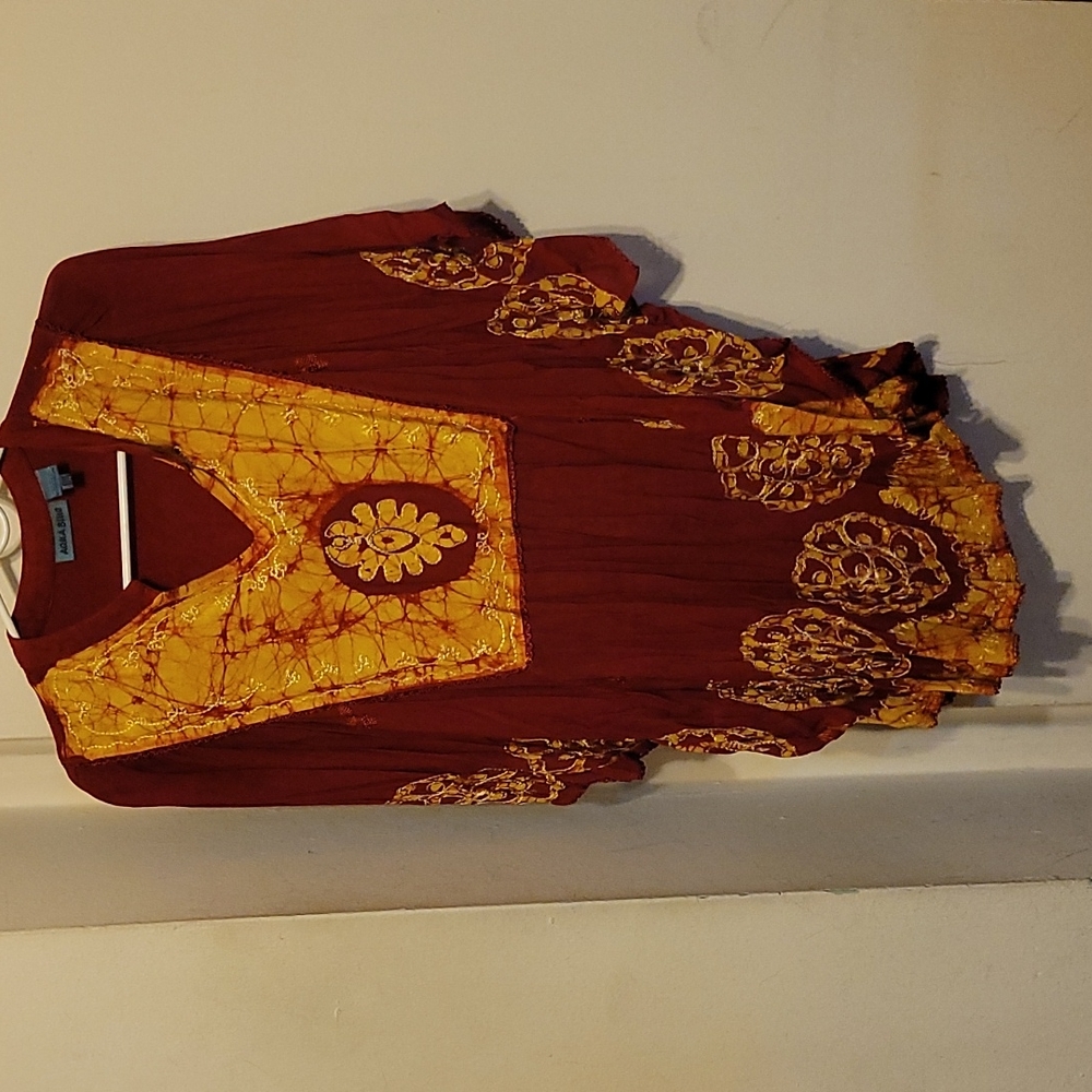 Red tunic